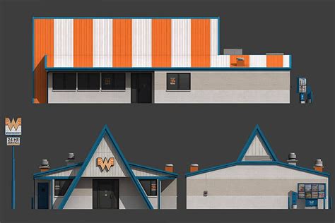 Whataburger Restaurant 3d Model Hd Wallpaper Pxfuel