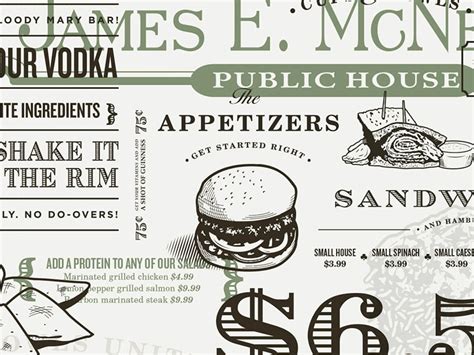 McNellie's Irish Pub Menu by The Forefathers Group on Dribbble