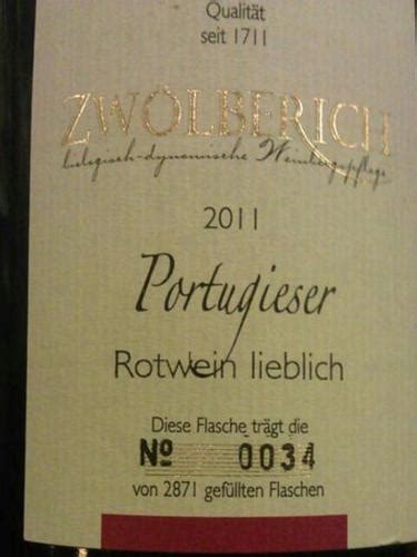 Zw Lberich Portugieser Lieblich Vivino Us