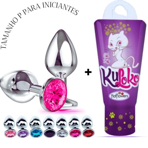 Kit Sex Shop Plug Anal Iniciante Lubrificante Intimo Anal Feminino Shopee Brasil