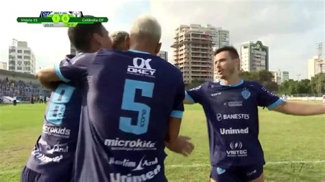 V Deo O Gol De Vit Ria Es X Ceil Ndia Pela S Rie D Do Brasileir O