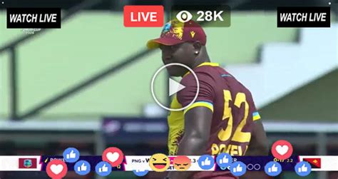 T20 World Cup 2024 Live Online Today WI Vs PNG Live Streaming Free