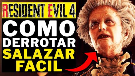 Resident Evil Remake Como Derrotar O Salazar Facil Youtube