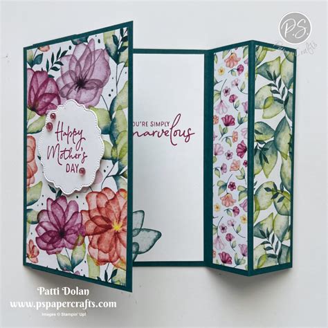 Hand Penned Petals Another Double Z Fold Card Artofit