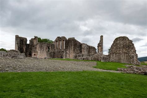 Landscape with Ruins of Kildrummy Castle in Aberdeenshire, Scotland ...