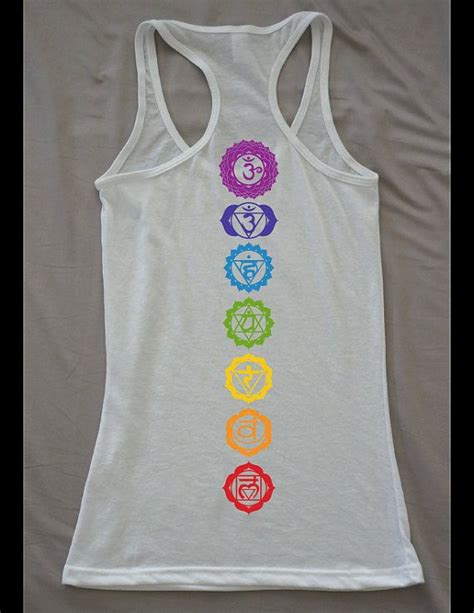 Chakra Yoga Tank By Issikrissi On Etsy 27 95 Yoga Fashion Yoga