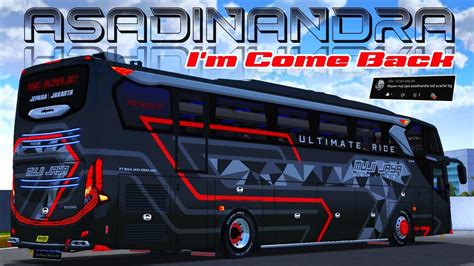 MUJI JAYA ASADINANDRA LIVERY MOD BUSSID JB3 SHD SCANIA ANGGA SAPUTRO