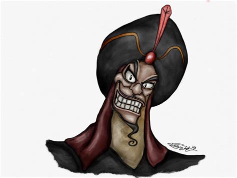 Disney Villains Portrait Series Jafar By Lady In Ink On Deviantart