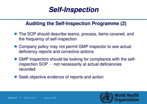 Ppt Self Inspection And Quality Audits Powerpoint Presentation Free