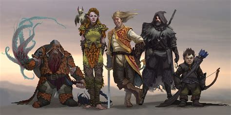 Dnd Group Stephen Oakley On Artstation At Artworkgaj9l Fantasy