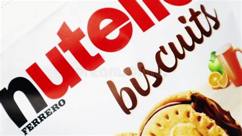 Galletas Nutella Crujientes Con Avellana Y Cacao Producido Por Ferrero