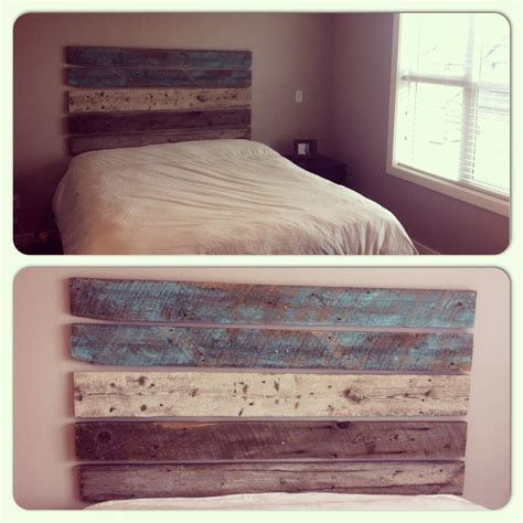 Rustic Reclaimed Barnwood Headboard Diy Barnwood Headboard Diy