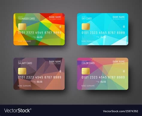 Debit Card Design Template