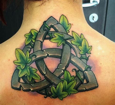 30 Amazing Triquetra Tattoos With Meanings Ideas And Celebrities