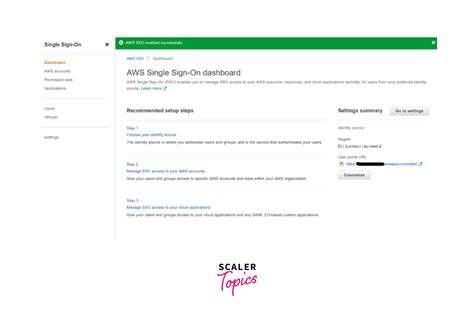 Aws Sso Single Sign On Scaler Topics