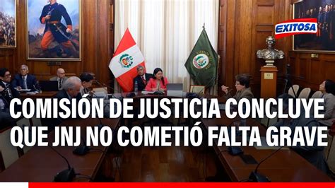 Comisión de Justicia concluye que integrantes de JNJ no cometieron