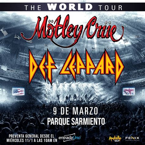 M Tley Cr E Y Def Leppard Vuelven A La Argentina Fecha Y Entradas