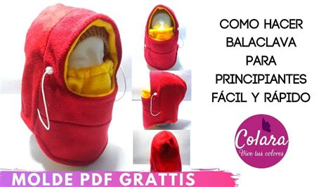 Como Hacer Balaclava F Cil Y R Pido How To Make Balaclava Easy And