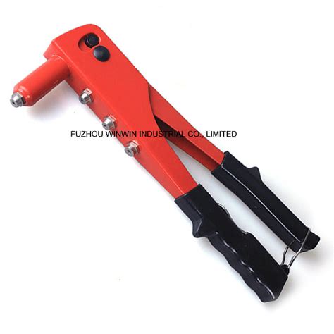 Heavy Duty Inch Singlehanded Rivet Gun Hand Riveter With Pvc Handle