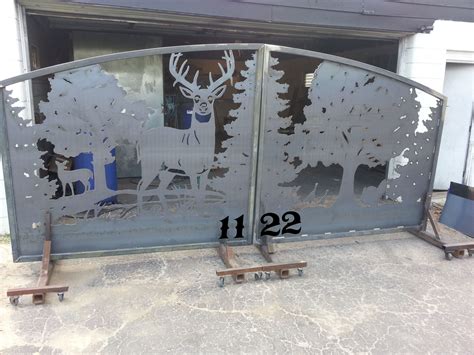 Dayton Driveway Gates Wildlife Gate Theme Custom Driveway Gates By