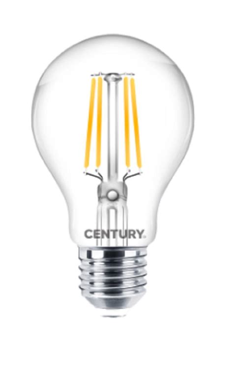 CENTURY CENTURY LAMPADA A FILAMENTO LED INCANTO CHIARA GOCCIA A60 8W