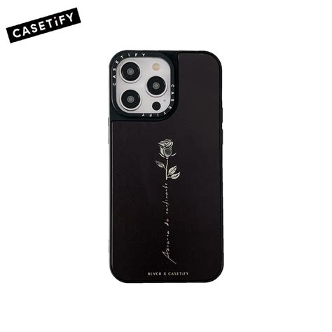 Casetify Black Snake Inspirational Quotations Mirror Case For Iphone 12