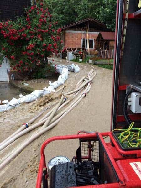 Hochwassereins Tze Im N Rdl Flachgau Landesfeuerwehrverband Salzburg