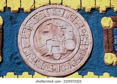 Typical Mayan Art Calendar Bas Relief Stock Photo 2159372323 | Shutterstock