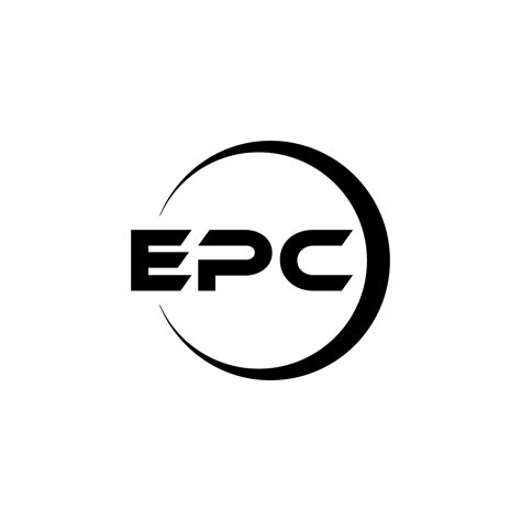 Design De Logotipo De Carta Epc Na Ilustração Logotipo Vetorial Desenhos De Caligrafia Para