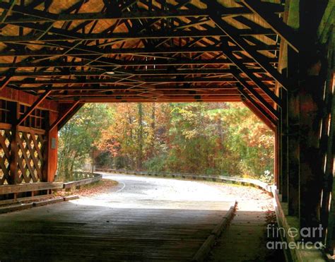 Haralson Mill Covered Bridge Conyers Georgia Photograph By Charlene Cox