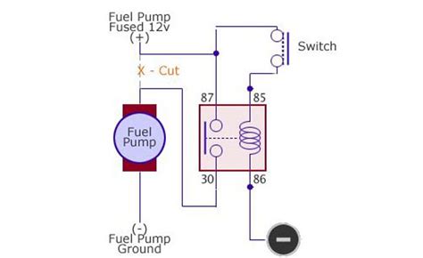 Fuel Pump Relay Wiring Diagram Wira