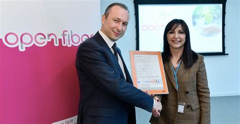 Open Fiber ottiene la certificazione Esg di Sgs