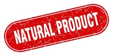 Natural Product Sign Natural Product Grunge Stamp Stock Vector