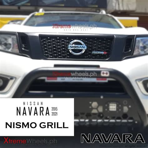 Navara Calibre NP300 2015 2020 Nismo Matte Black Front Grill Grille