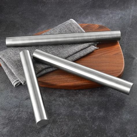 304 Stainless Steel Rolling Pin Home Kitchen Dumpling Skin Pizza