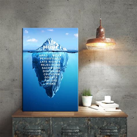 Kreative Arts Canvas Quotes Wall Art Success Inspiration Motivation