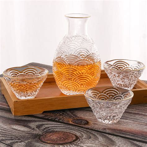 Glass Sake Set – Sake Oni