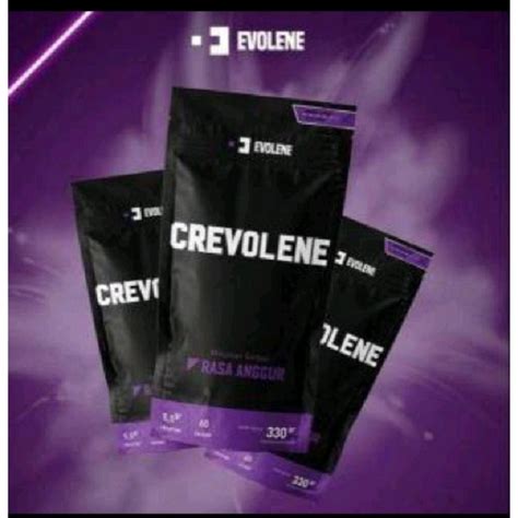 Jual CREVOLENE CREATINE EVOLENE 330gr Rasa Anggur 100 ORIGINAL BPOM