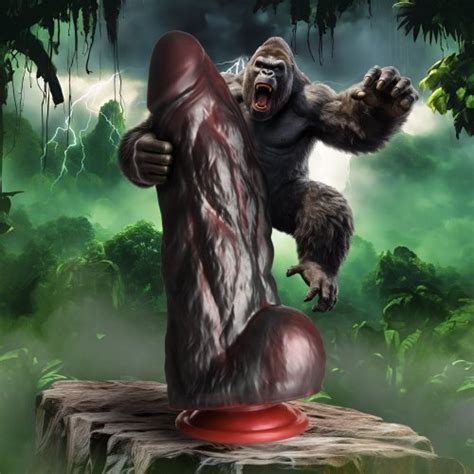 Creature Cocks King Kong Silicone Dildo Sex Toy Hotmovies