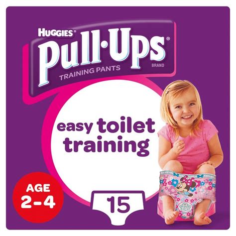 Huggies Pull Ups Girls Large 14 Per Pack From Ocado