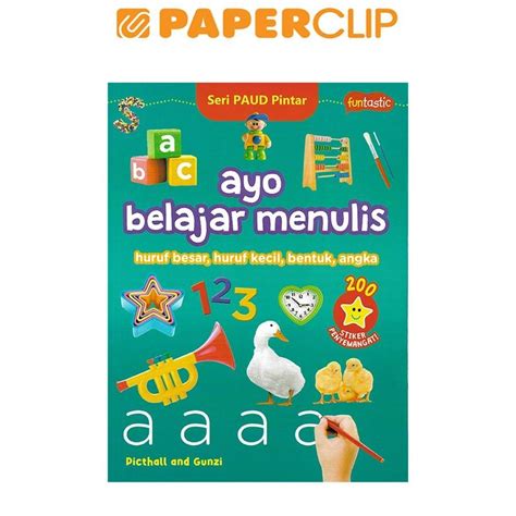 Jual Ayo Belajar Menulis Huruf Besar Huruf Kecil Bentuk Angka