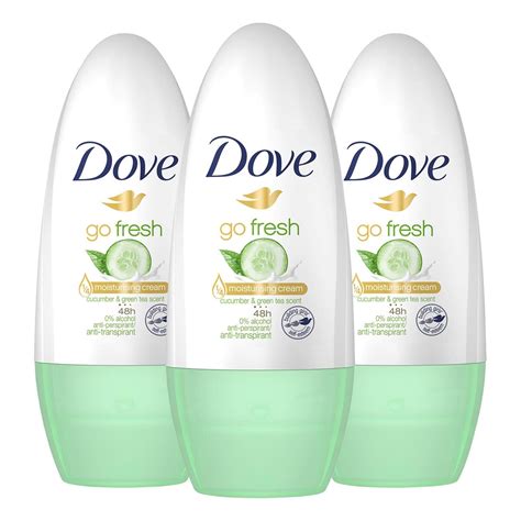 Roll On Deodorant Dove Go Fresh Cucumber Green Tea Deodorant 48H