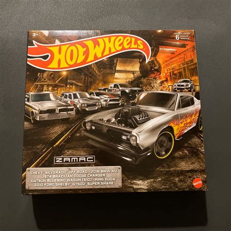 Hot Wheels Zamac Pack Offroad Chevy Silverado BMW M Brazilian Dodge Charger Datsun Wagon
