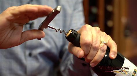 How To Use A Waiters Corkscrew Youtube