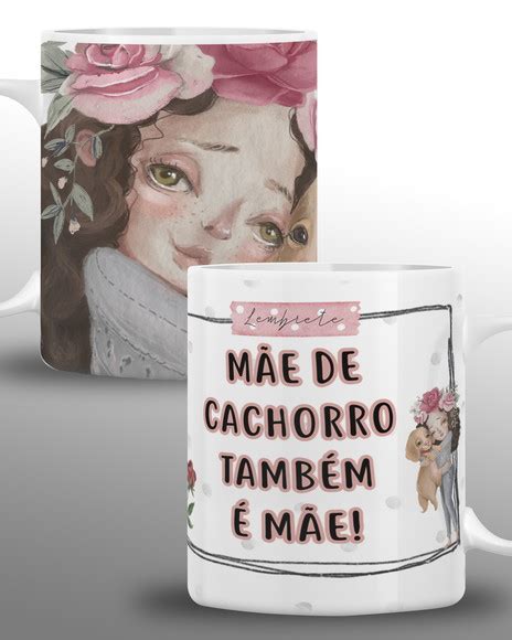 Caneca Personalizada Para Presente Arte Cachorro Ref 22 Elo7