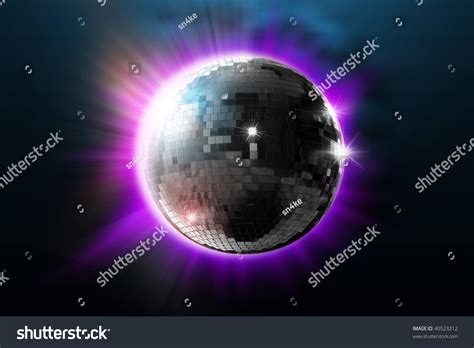 Disco Ball Lights Retro Party Background Stock Photo 40523212 ...