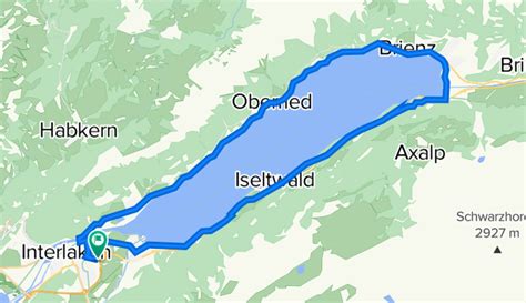 Rund Um Den Brienzersee Radroute Bikemap