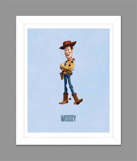 Digital Download Toy Story Woody Pixar Animation Poster Art Nursery Art Print, Walt Disney Pixar ...