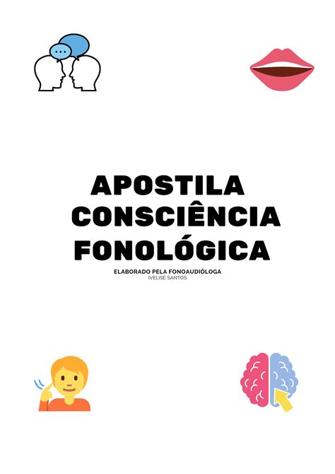 Apostila de Atividades Práticas de Consciência Fonológica