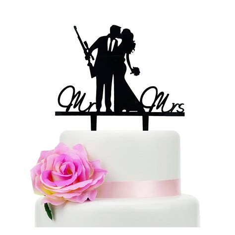 Buy Mr And Mrs Wedding Cake Topper Groom Bride With Heavy And